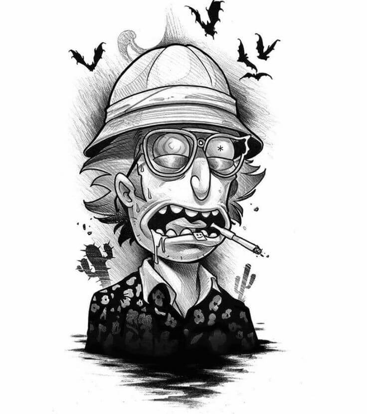 آموزش نقاشی سیاه قلم